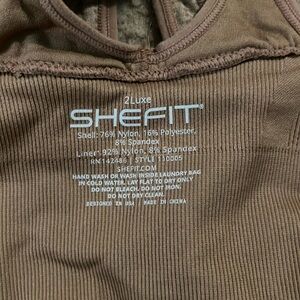 SheFit nude sports bra, size “2Luxe”
